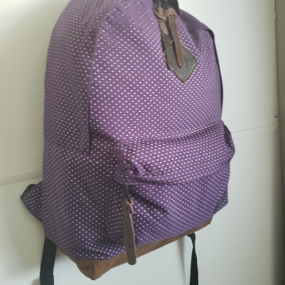 K-ZONE Backpack polka dot pattern purple white brown high end detail core series - Picture 7 of 12